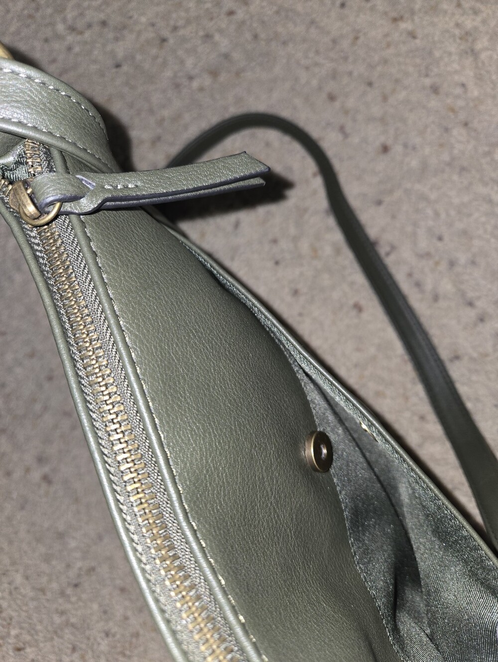 Style & Co GREEN Hudsonn North South Crossbody, Created for Macy's Crossbody Bag - Picture 4 of 8